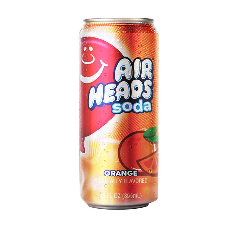 Air Heads Soda Orange Soda 355ml X 12 Cans