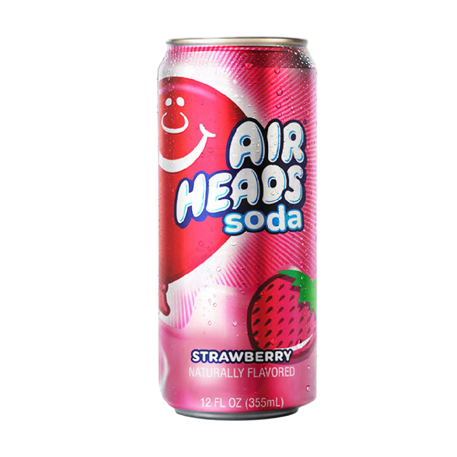 Air Heads Soda Strawberry Soda 355ml X 12 Cans