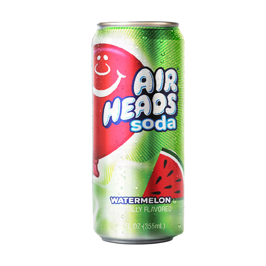 Air Heads Soda Watermelon Soda 355ml X 12 Cans