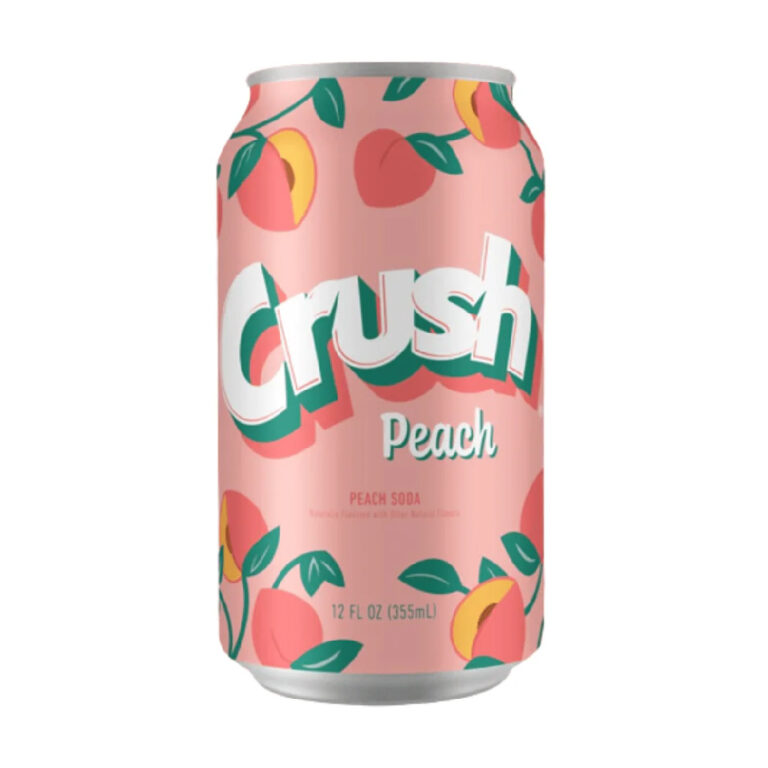 Crush Peach Soda – 355ml X 12 Cans
