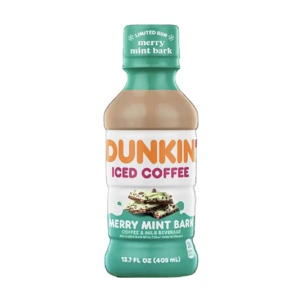 Dunkin Iced Coffee Merry Mint Bark