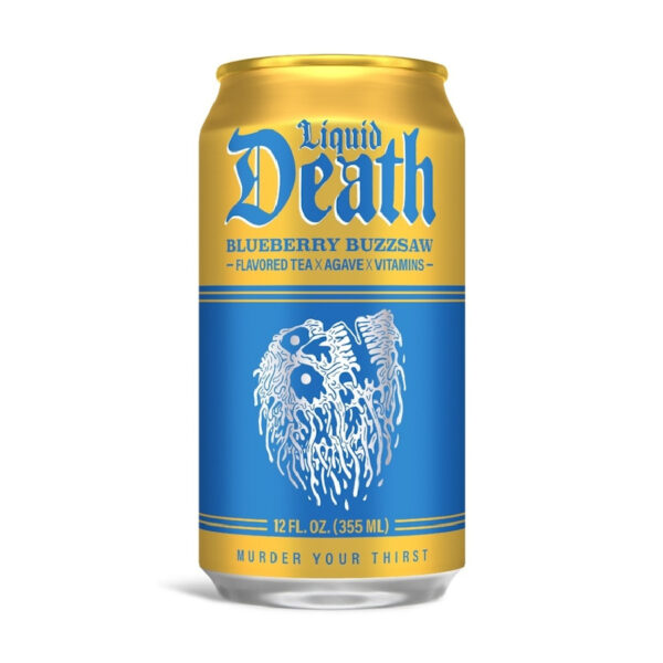 Liquid Death Blueberry Buzzsaw