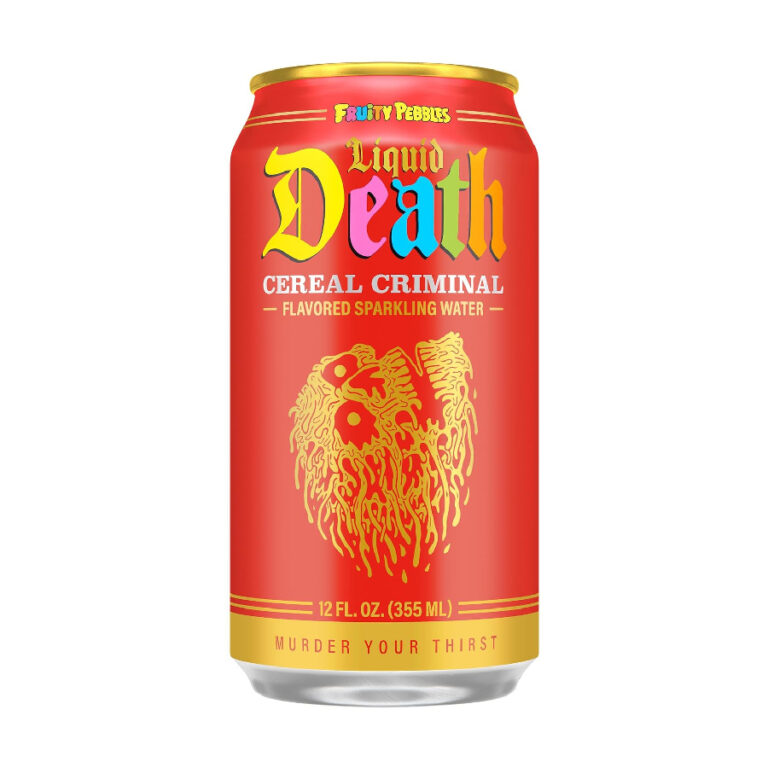 Liquid Death Cereal Criminal Sparkling Water 12oz – 24 Pack
