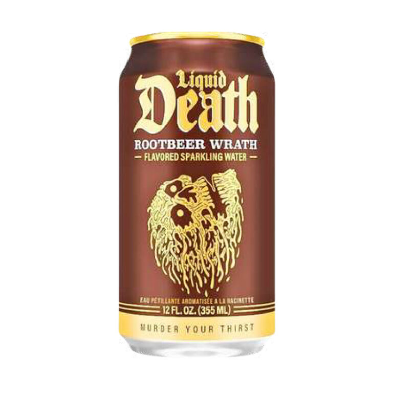 Liquid Death Rootbeer Wrath Sparkling Water 12oz – 24 Pack