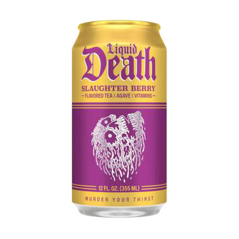 Liquid Death Slaughter Berry Iced Tea 12oz – 24 Pack