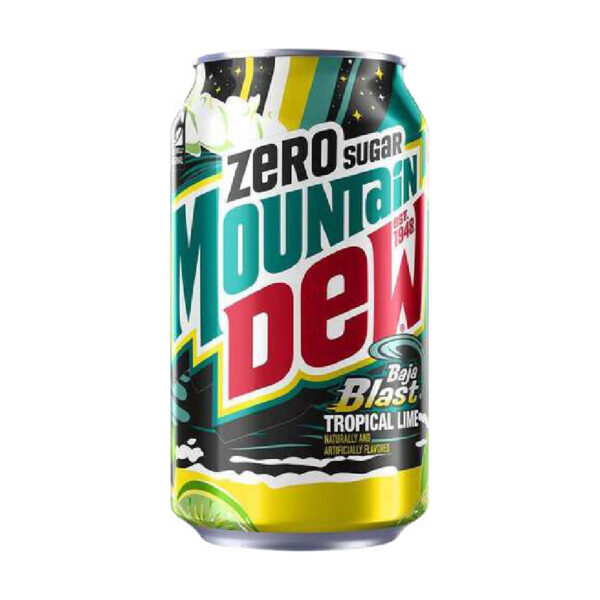 Mountain Dew Baja Blast Zero Sugar