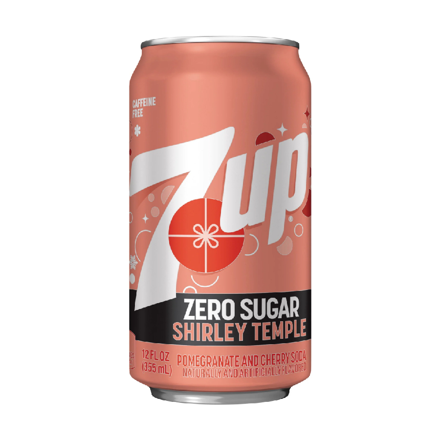 7UP Shirley Temple Zero Sugar 355ml X 12 Cans