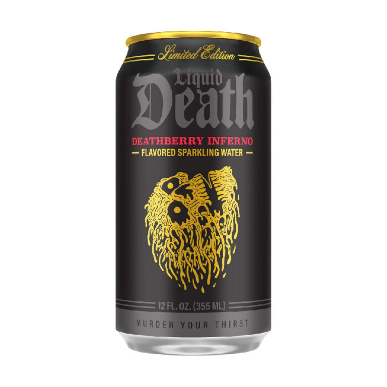 Liquid Death Deathberry Inferno Limited Edition Sparkling Water 12oz – 24 Pack