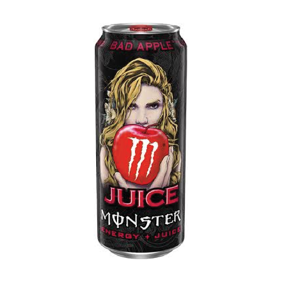Monster Juice Bad Apple (Energy+Juice) – 24 Cans
