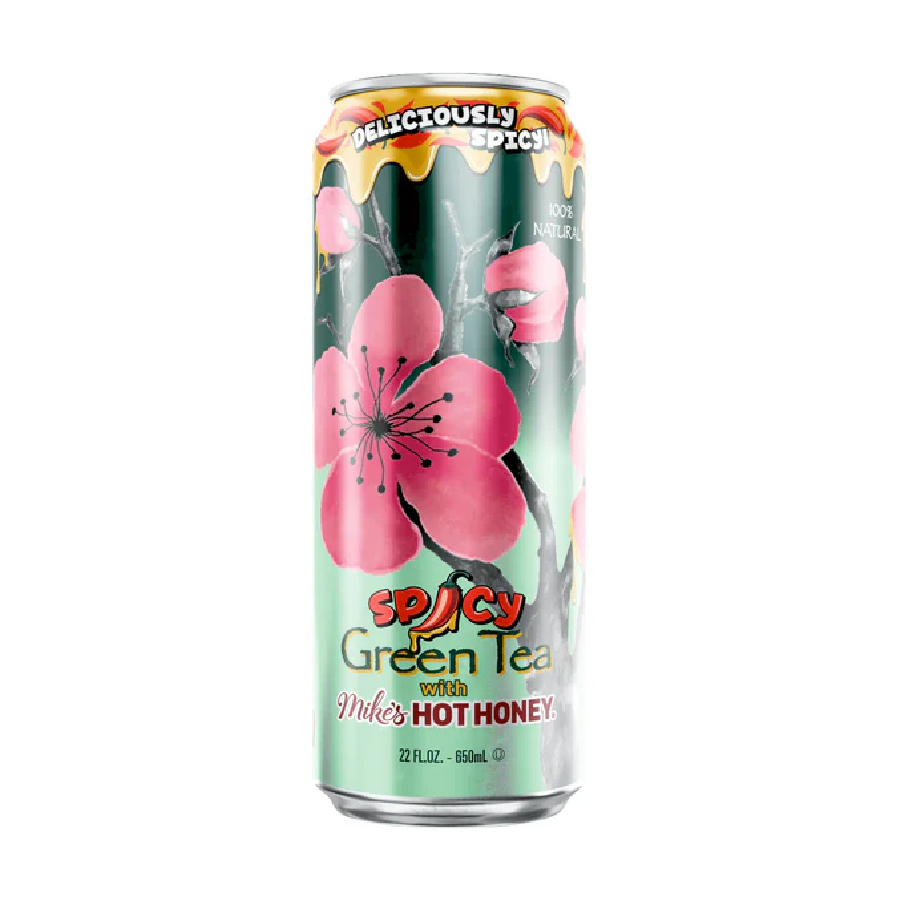 Arizona Spicy Green Tea 650ml x 24 Cans