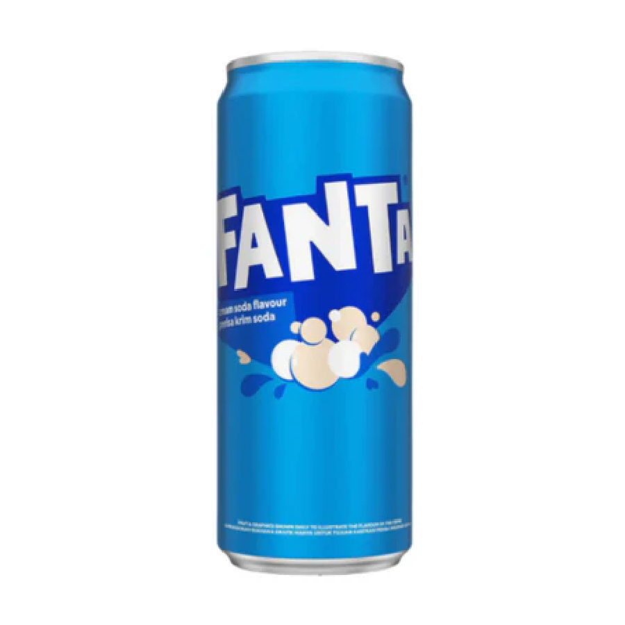 Fanta Cream Soda Flavour 320ml x 12 Cans