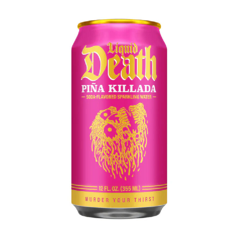 Liquid Death Pina Killada Soda-flavored Sparkling Water 12oz – 24 Pack