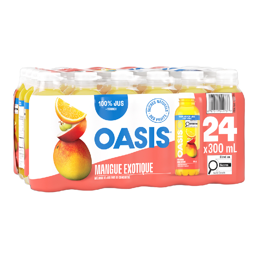 Oasis Mangue Exotique 300ml x 24 Cans