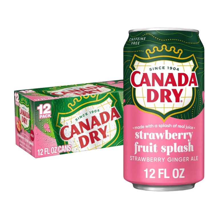Canada Dry Strawberry Fruit Splash 355ml x 12 Cans