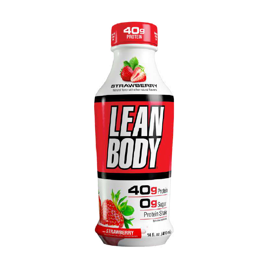 Lean Body Strawberry – 14 oz X 12 Bottles (Buy 5 Cases Get 1 Case Free)