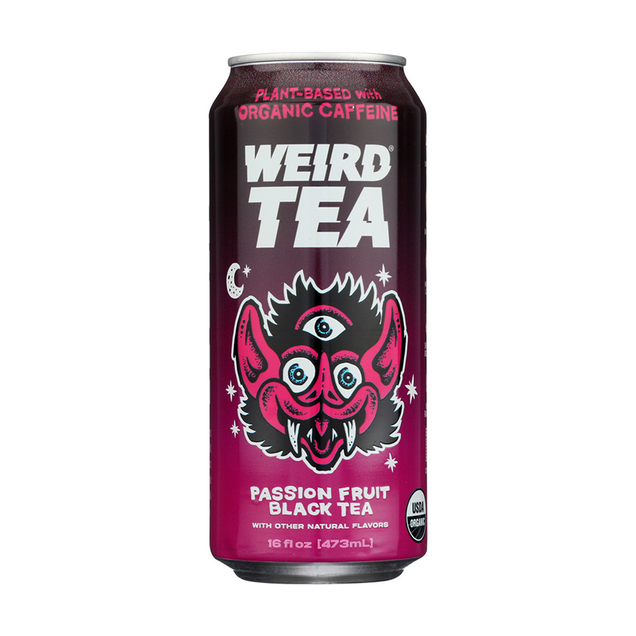 Weird Tea Passion Fruit Black Tea – 473ml X 12 Cans (Buy 6 Cases Get 1 Case Free)