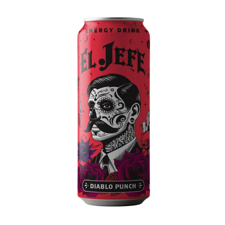 El Jefe Diablo Punch Energy Drink – 16oz X 12ct
