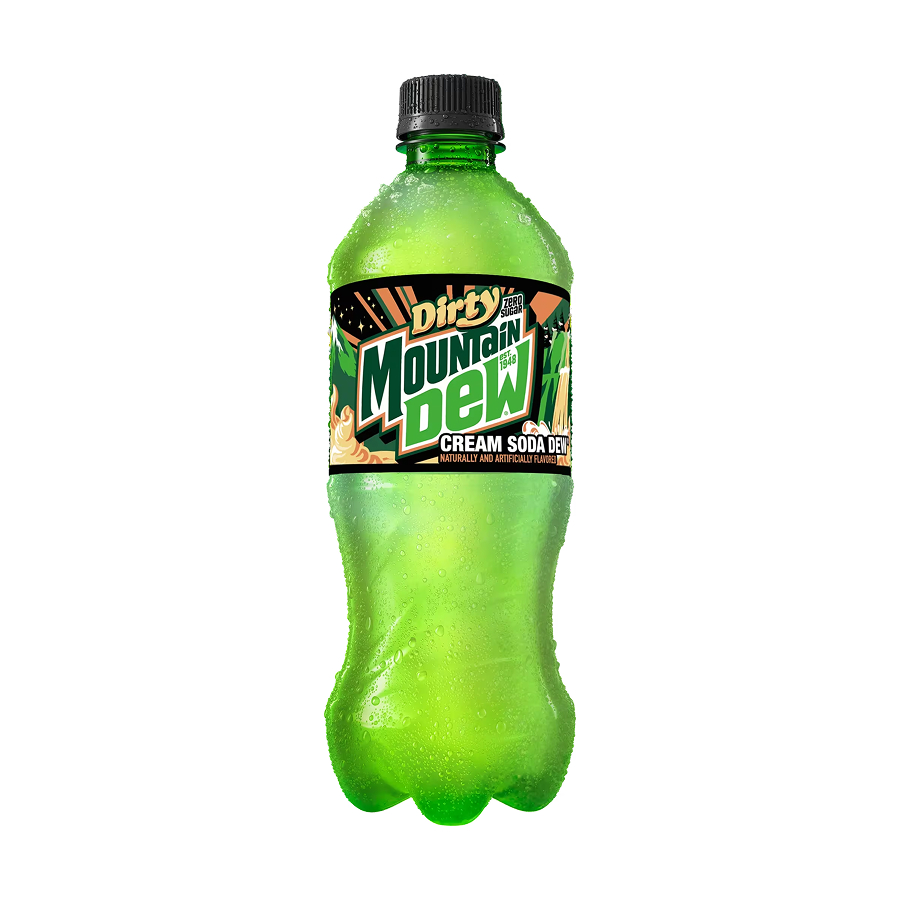Mountain Dew Dirty Zero Sugar Cream Soda – 591ml X 24ct