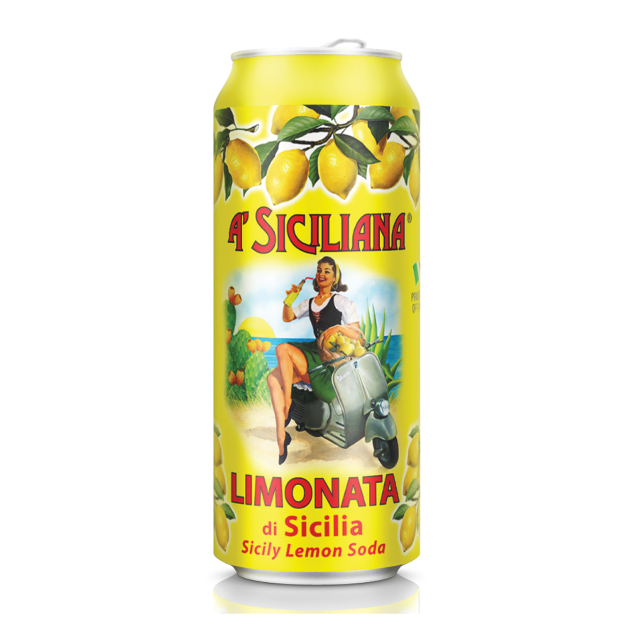 A’Siciliana Limonata di Sicilia – 330ml X 16 Cans