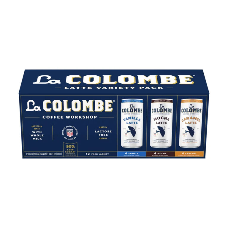 La Colombe Latte Variety Pack (Vanilla, Mocha, Caramel) – 266ml X 12 Cans