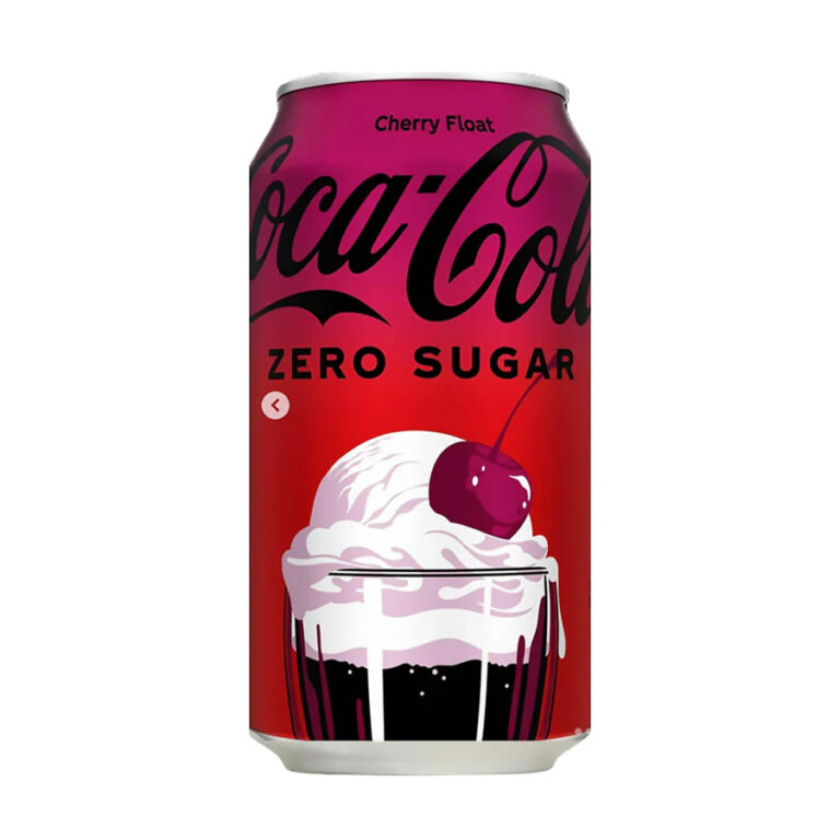 Coca Cola Cherry Float Zero Sugar – 355ml x 12 Cans