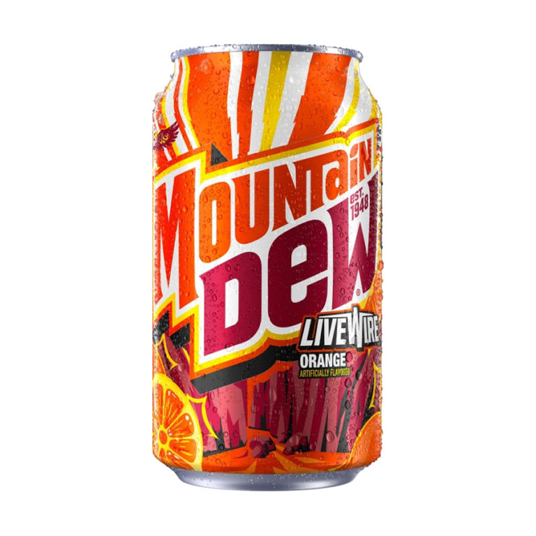 Mountain Dew Livewire Orange – 355ml x 12 Cans