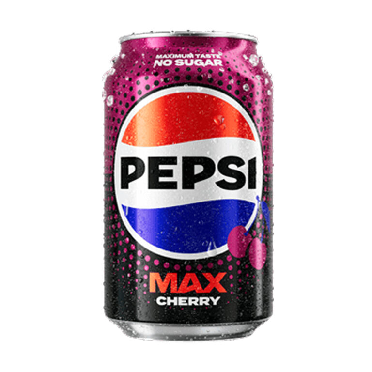 Pepsi Max Cherry (No Sugar) – 330ml x 24 Cans